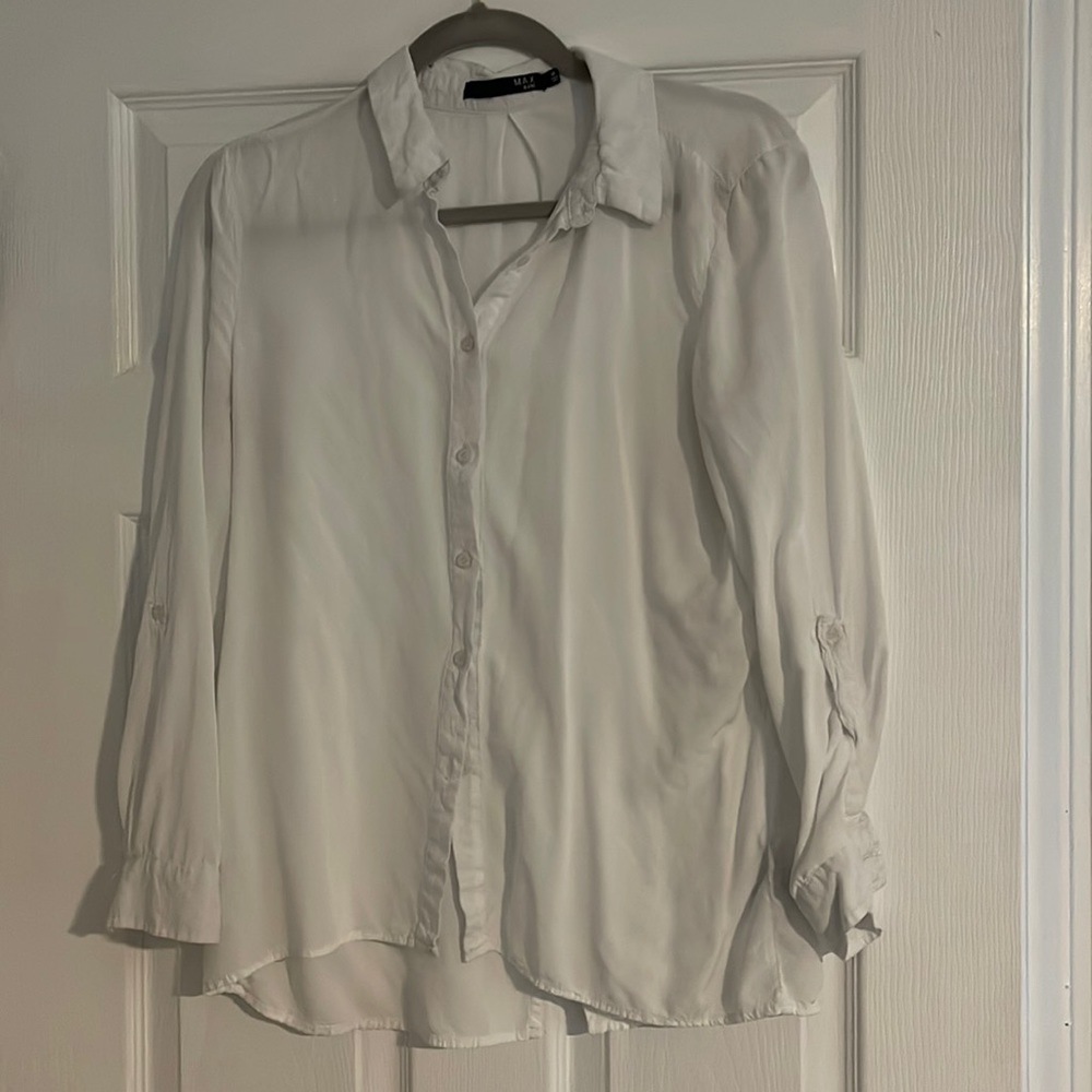 White button down top!